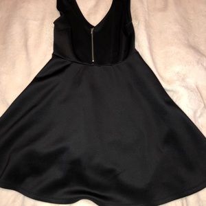 Black everyday dress.